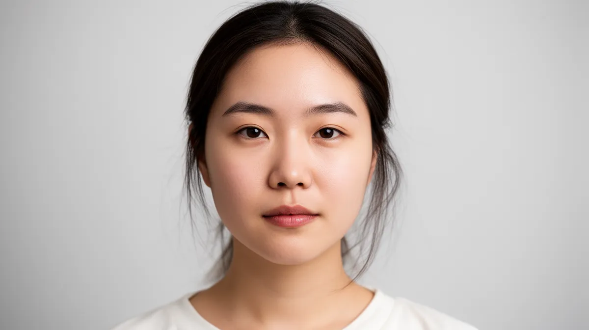 Image 1: East Asian woman in her 20s (seed reference)